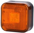 Lampa-obrysowa-kwadratowa-z-odblaskiem-pomaranczowa-led-LD097