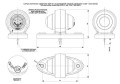 Lampa-obrysowa-czerwona-HOR-51-na-podstawie-owalnej-diodowa-led-LD-4652