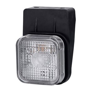 Lampa obrysowa kwadratowa wisząca biała LOW197