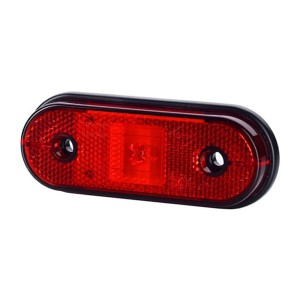 Lampa obrysowa z odblaskiem czerwona led LD634