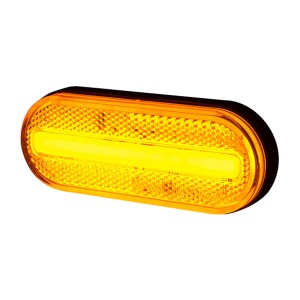 Lampa obrysowa z odblaskiem led pomarańczowa LD2771
