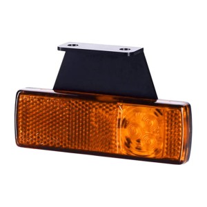 Lampa obrysowa z odblaskiem podwieszana pomarańczowa prawa led LD456/P