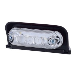 Lampa obrysowa owalna w wersji narożnej biała led LD230