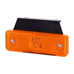 Lampa pozycyjna z odblaskiem z wieszakiem pomarańczowa led LD500