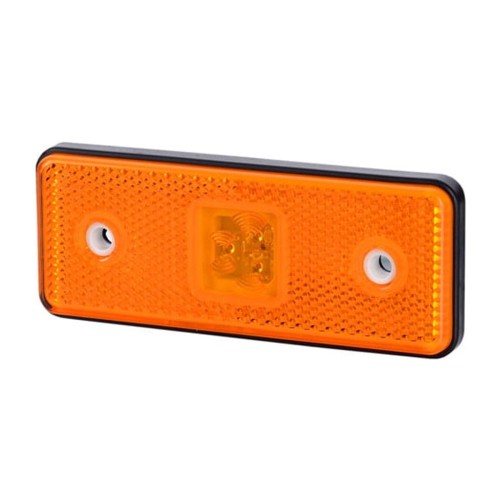 Lampa-obrysowa-prostokatna-z-odblaskiem-pomaranczowa-z-podkladka-gumowa-led-LD1614