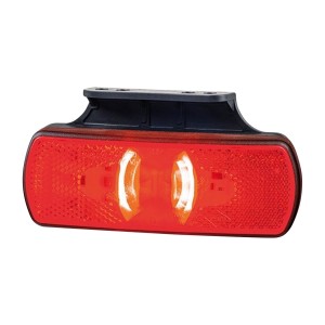 Lampa obrysowa z wieszakiem i odblaskiem czerwona led LD2221