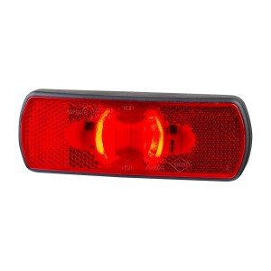 Lampa obrysowa z odblaskiem czerwona led LD2217