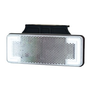 Lampa obrysowa typu SLIM XS biała z wieszakiem led LD2513