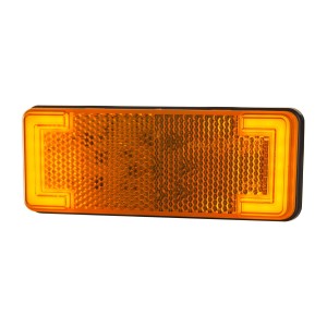 Lampa obrysowa typu SLIM XS pomarańczowa boczna led LD2484