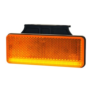 Lampa obrysowa typu SLIM XS pomarańczowa boczna z wieszakiem led LD2510