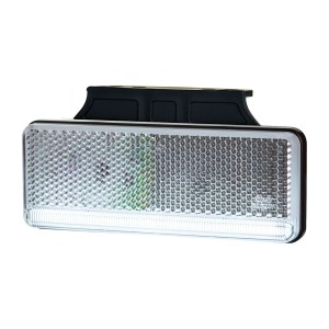 Lampa obrysowa typu SLIM XS biała z wieszakiem led LD2509