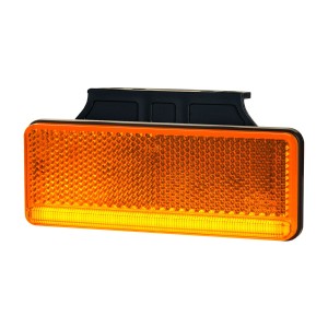 Lampa obrysowa typu SLIM XS pomarańczowa boczna z kierunkowskazem z wieszakiem led LKD2511