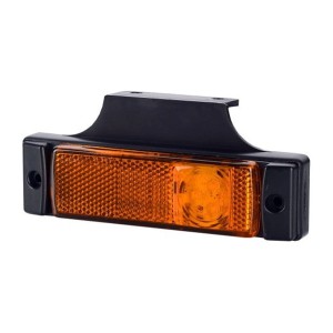 Lampa obrysowa z odblaskiem pomarańczowa wieszak led LD0128/W