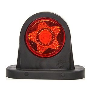 Lampa zespolona obrysowa przednio-tylna czerwona led uniwersalna WAS876