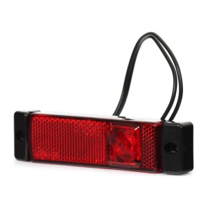 Lampa zespolona obrysowa tylna czerwona led uniwersalna WAS221