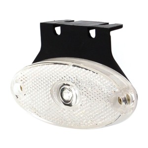 Lampa zespolona obrysowa przednia biała z odblaskiem wieszak led WAS306Z 