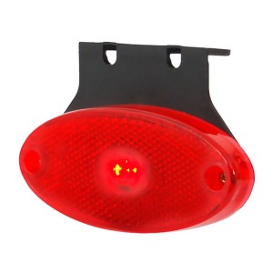 Lampa zespolona obrysowa tylna czerwona z odblaskiem wieszak led WAS307Z 