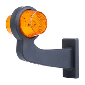 Lampa kierunkowskazu na wysięgniku długim klosz pomarańczowy przewód 5m wersja neon LKD2599