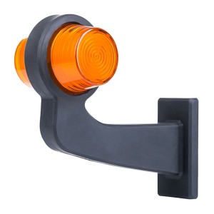 Lampa kierunkowskazu na wysięgniku długim klosz pomarańczowy przewód 5m wersja neon LKD2599