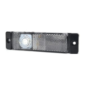 Lampa zespolona pozycyjna przednia biała led z odblaskiem WAS1234 