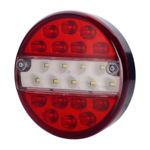 Lampa zespolona tylna cofania okrągła led Horpol LZD741