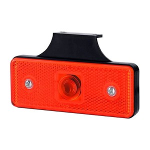 Lampa obrysowa czerwona prostokątna z wieszakiem Horpol LO179/W