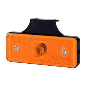 Lampa obrysowa pomaranczowa prostokątna z wieszakiem Horpol LO178/W