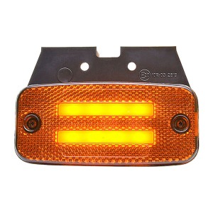 Lampa pozycyjna boczna z kierunkowskazem pomarańczowa wieszak led WAS1137