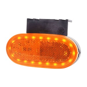 Lampa pozycyjna boczna pomarańczowa z wieszakiem led WAS1386