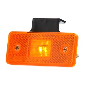 Lampa zespolona pozycyjna boczna z wieszakiem pomarańczowa odblask WAS101Z