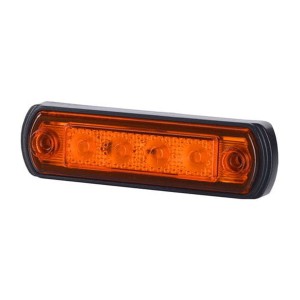 Lampa obrysowa LED na podstawie gumowej pomaranczowa Horpol LD944