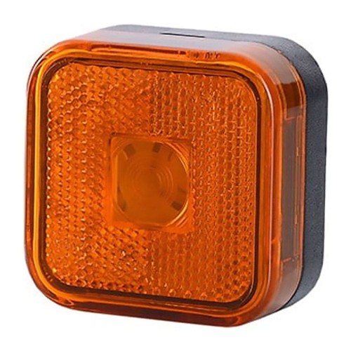 Lampa-obrysowa-kwadratowa-z-odblaskiem-pomaranczowa-zarowkowa-LO094