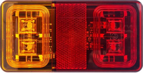 Lampa tylna do naczepy tył led diodowa tir laweta komplet L2295 X2 - 2