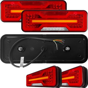 Nowoczesna Lampa tylna LED Neon Dynamic 12/24V Komplet