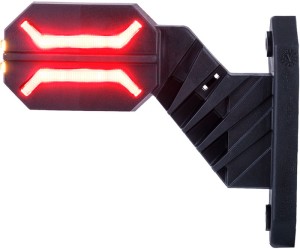 Lampa obrysowa dragon na wysięgniku średnim skośnym lewa