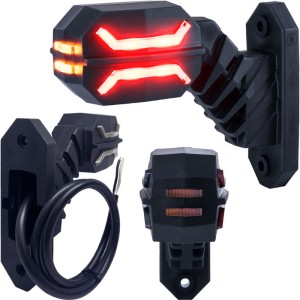 Lampa obrysowa dragon na wysięgniku średnim skośnym komplet L/P