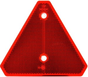Trójkąt odblaskowy tylny czerwony na śruby WAS