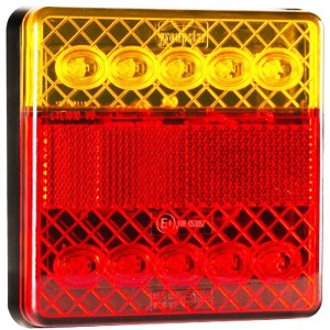 Lampa zespolona tylna led płaska diodowa uniwersalna 12V stopu kierunku jazdy