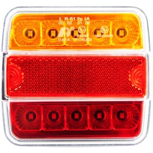 Lampa zespolona tylna led diodowa przyczepy 12/24V L1851
