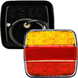 Lampa zespolona led diodowa tylna do przyczepy 12/24V L1817