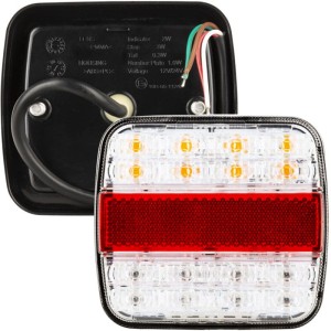 Lampa tylna led biała 4-funkcyjna 12-24V 20 led L1816