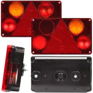 Komplet lamp zespolonych żarówkowych lewa+prawa tylnych