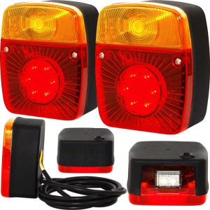 Lampa zespolona tylna hybryda z tablicą komplet