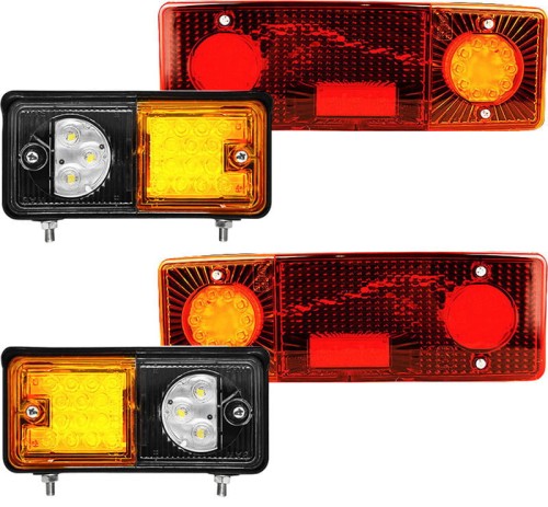 ZESTAW LAMP ZESPOLONYCH PRZEDNICH I TYLNYCH