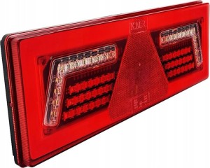  Lampa tylna led 12/24v z trójkątem prawa