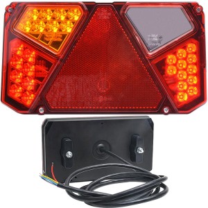 Lampa zespolona tylna lewa do przyczepki