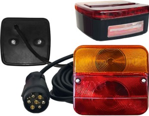 Zestaw lamp do przyczepy mocowany na śruby