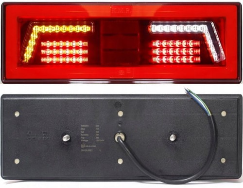L1829 Lampa zespolona tylna led neon prawa - 6 funkcyjna