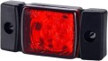 LD142 Lampa obrysowa mała kwadrat czerwona 12/24V led
