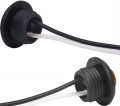 Lampa obrysowa boczna led 12/24V IP68 pomarańczowa